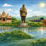 Nadiad with statue